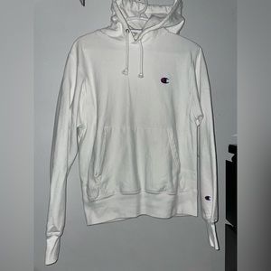 White champion hoodie